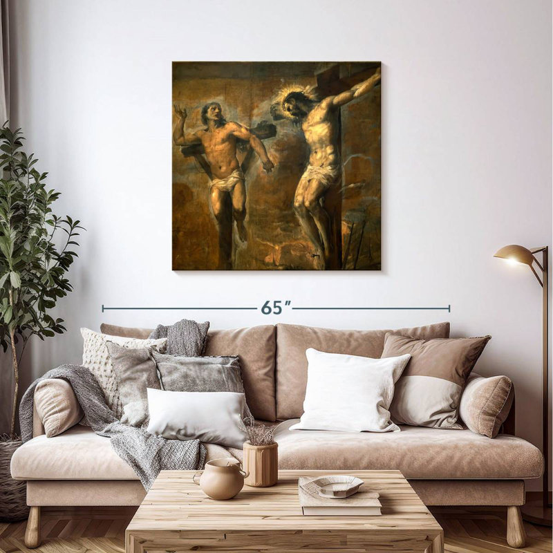 Leisha Christ et le bon voleur, H 39 po x l 39 po