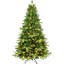 Arbre de 5 pi avec 250 lumières à DEL blanc chaud, 850 pointes d'apparence réaliste, mélange Pe + pour une construction naturelle et durable, support en métal à charnières, décoration de Noël de Noël réaliste et durable-655546290