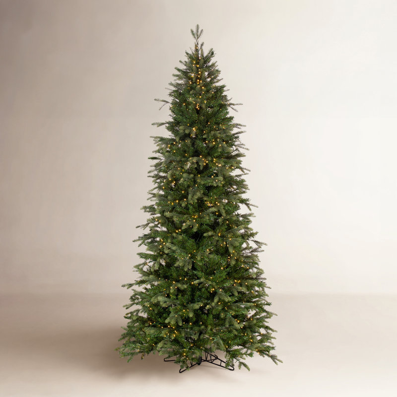 Vickerman Artificial Slim Douglas Fir Christmas Tree, 9 ft