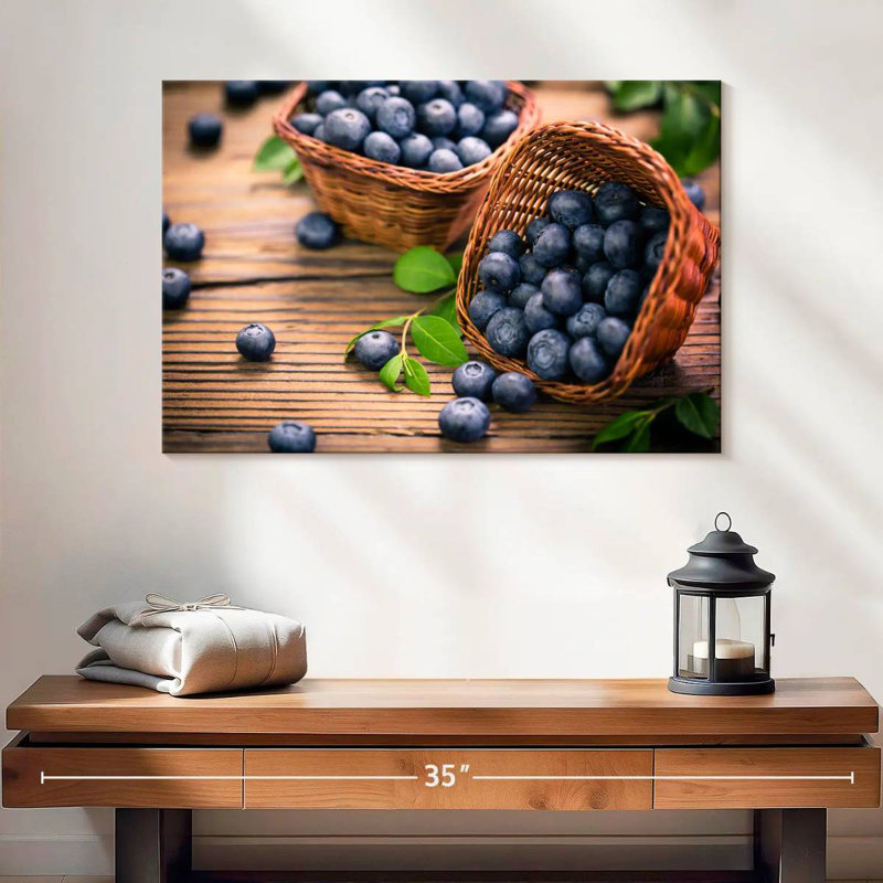 Yarlin Blueberries, 16" H x 24" W
