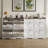 16 Pair Shoe Storage Cabinet with 4 Flip Drawers