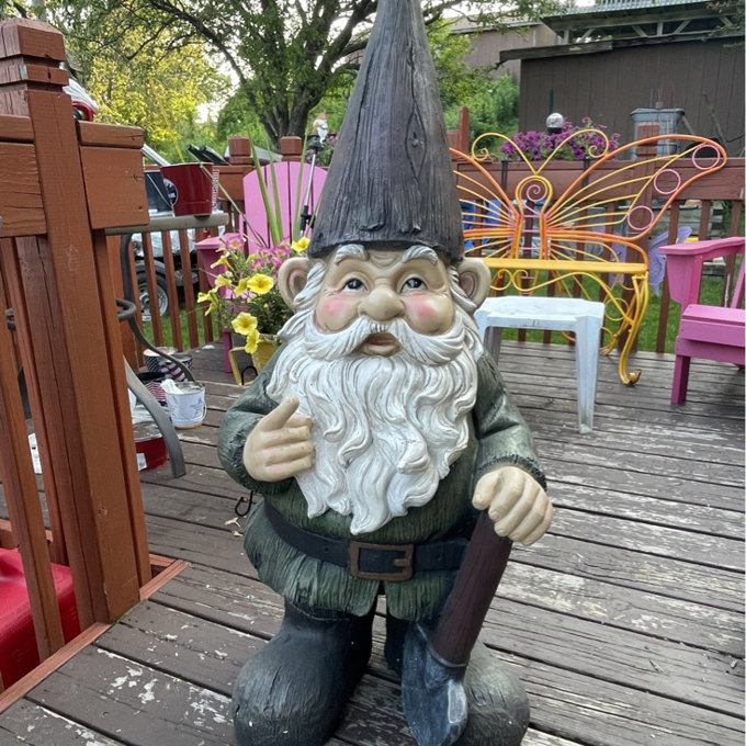 Garden Gnome Statue - Digger Gnome - Outdoor Garden Gnomes - Statue Divertente Prato Gnome - 10
