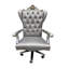 Fauteuil de bureau Versailles pivotant capitonné-111302125-111302124