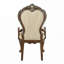 Ensemble de chaises de salle à manger rembourrées en tissu avec dossier et garniture cloutée