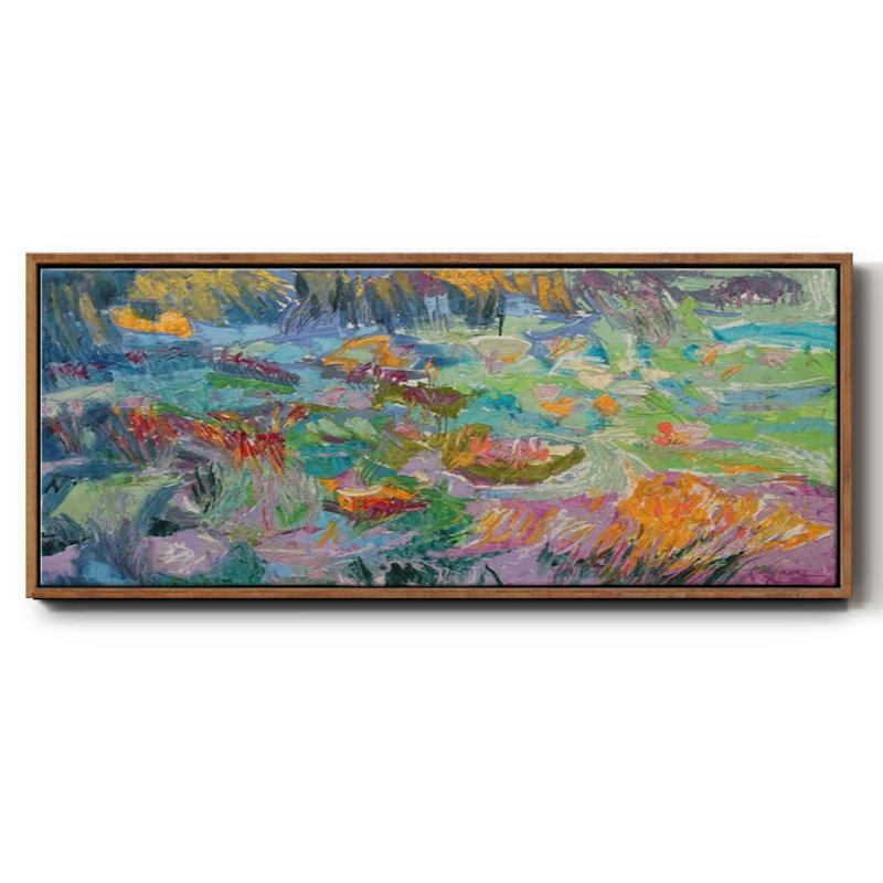 Prière du matin, toile de qualité supérieure, prête à être accrochée, H 20 po x l 50 po x P 1,5 po