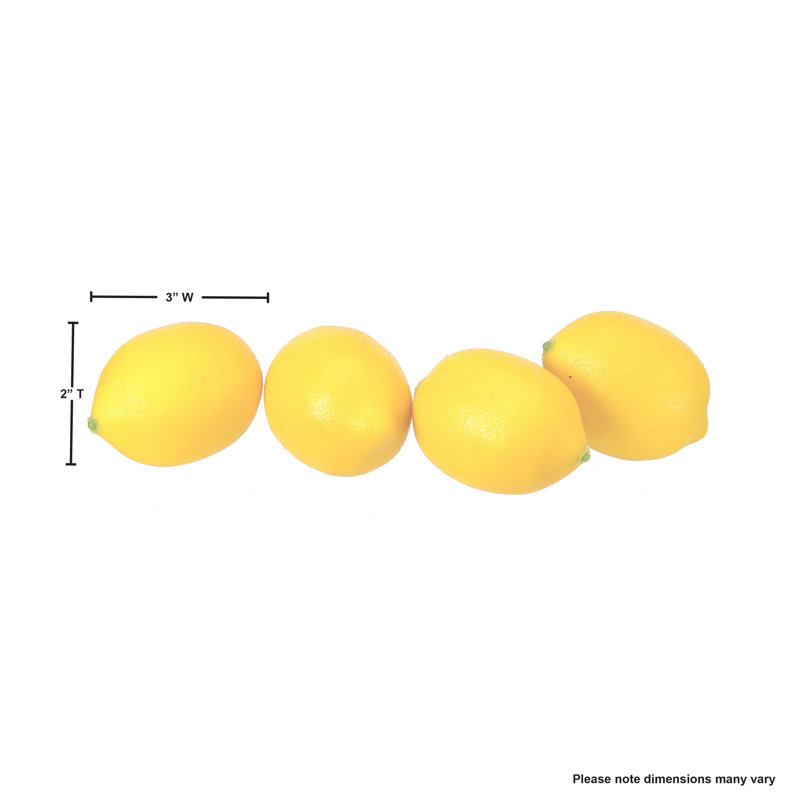 Remplissage de vase 3 po / 4 citrons