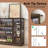 Extra Wide Display Cabinet With Acrylic Glass Doors,LED Lighting For Collectibles-510555344