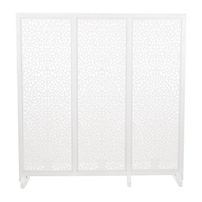 Andaiye Wooden Floral Partition Divider Screen