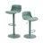 Modern PU Leather Adjustable Counter Height Swivel Barstools(Set Of 2)-500800900