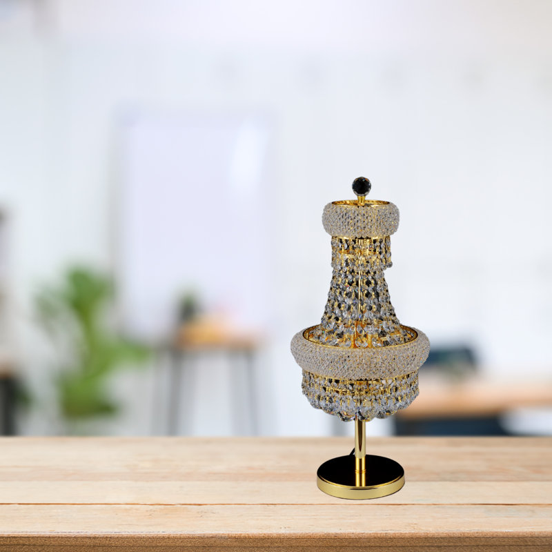 Lampe de table 6 lumières Montrey, Doré