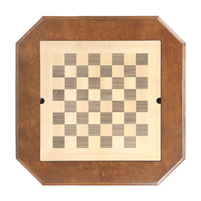 Walnut Finish Game Table
