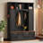 4-IN-1 Elegant 59" Wide Hall Tree With Golden Hooks & Handles-881671647