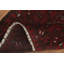 Tapis oriental rouge fait à la main 3 x 5