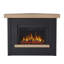 Bernice 53" Corner Slim Electric Fireplace in Charcoal by Real Flame-363550130