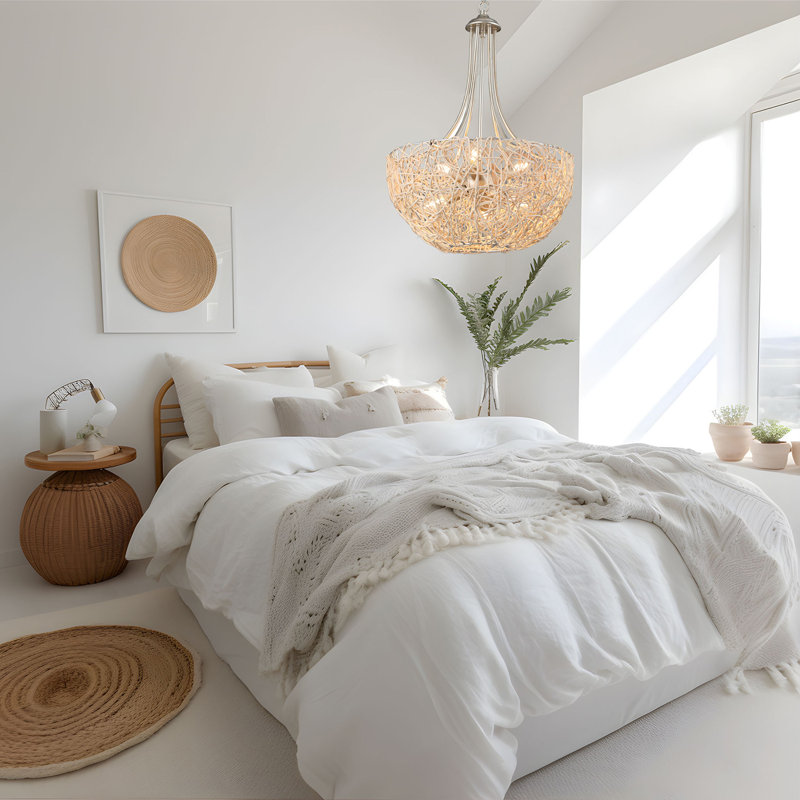Tendria 6 - Light Dimmable Empire Chandelier