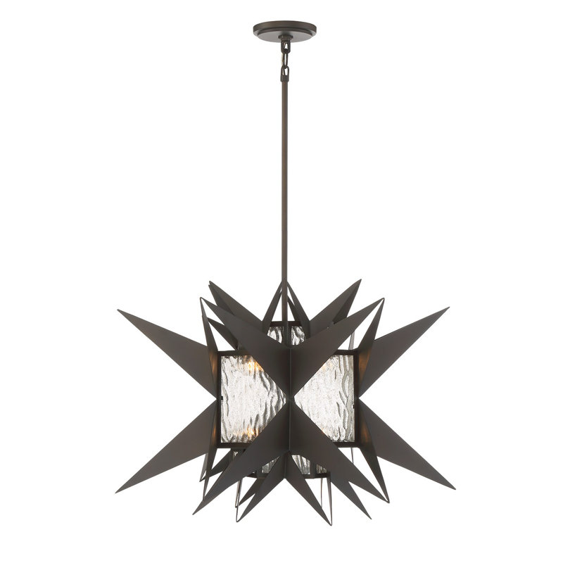 Zaidaan 8 - Light Dimmable Geometric Chandelier