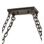 Neo Steel Handcrafted Oval Hanging Pot Rack