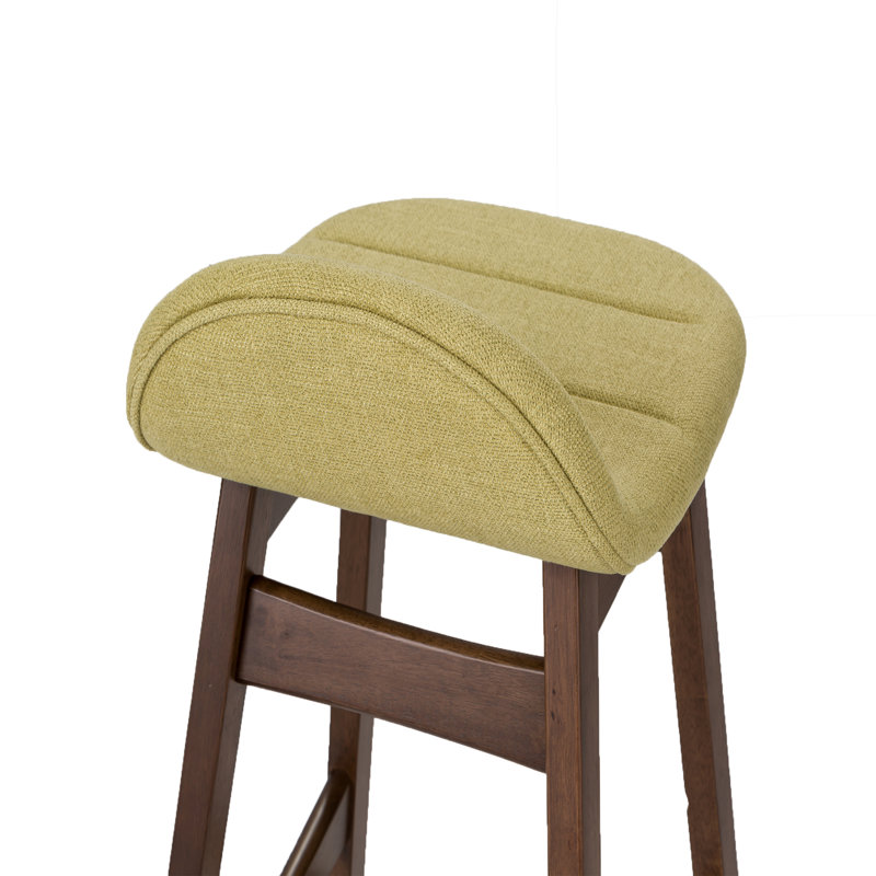 Paulina Bar Stool, Green, Counter Stool (24" Seat Height)
