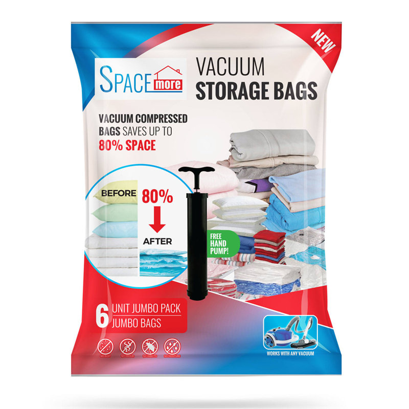 Spacemore Premium Reusable Vacuum Storage Bags