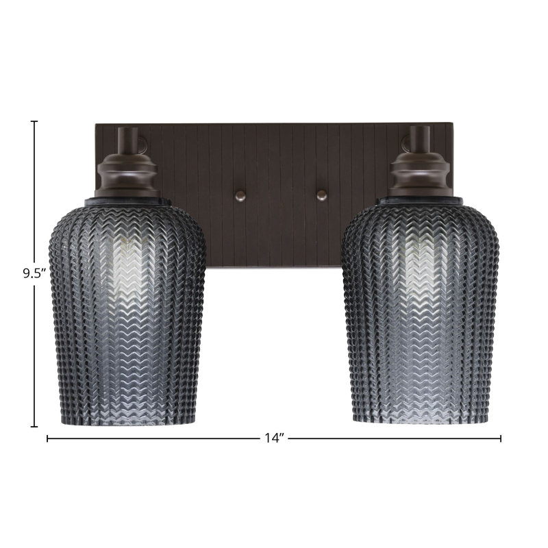 Avanley 2 - Light Vanity Light, Black, Espresso