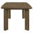 Crispin Brown Rectangular Wood Dining Table