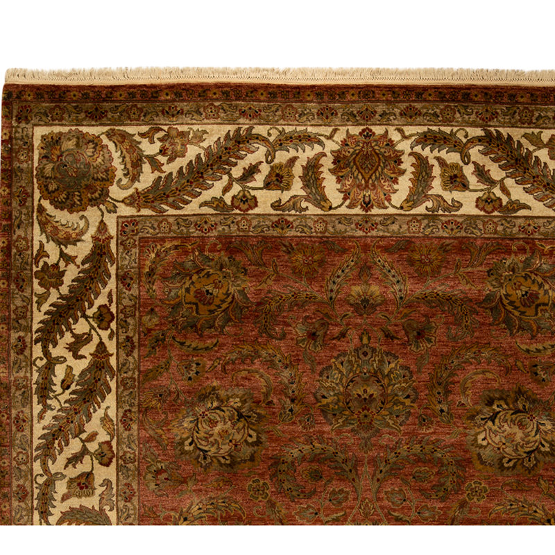 Tapis rouille de haute qualité noué à la main