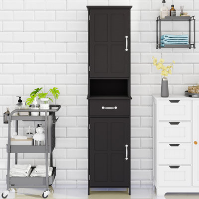 Armoire sur pied étroite Yeraldo