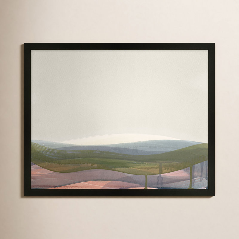 Preliminary I Print by Beth James, Black Framed, 38" W x 30" H