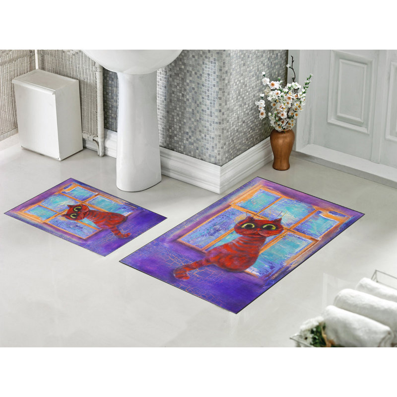 Ensemble de tapis de bain 2 pièces Dimitriy