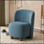 Chaise d'appoint polyvalente et moderne avec construction robuste et revêtement confortable-1289486783