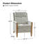 Terren 28.74" Wide Upholstered Push Back Recliner-973694421
