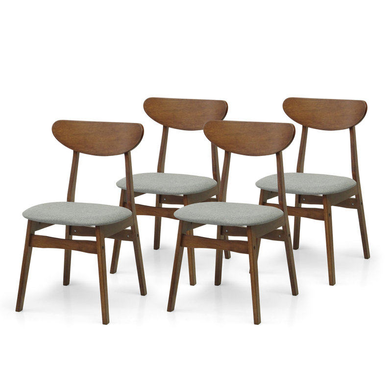 5 Piece Dining Table Set, 4 Solid Wood Yumiko Chairs w Extendable Rectangular Dining Table, Kitchen Set for Four, Dining Room Set