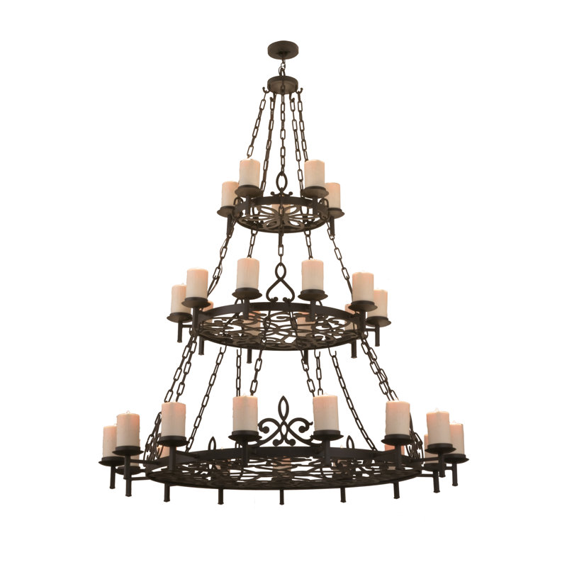 Rustic Lodge 30 - Light Chandelier