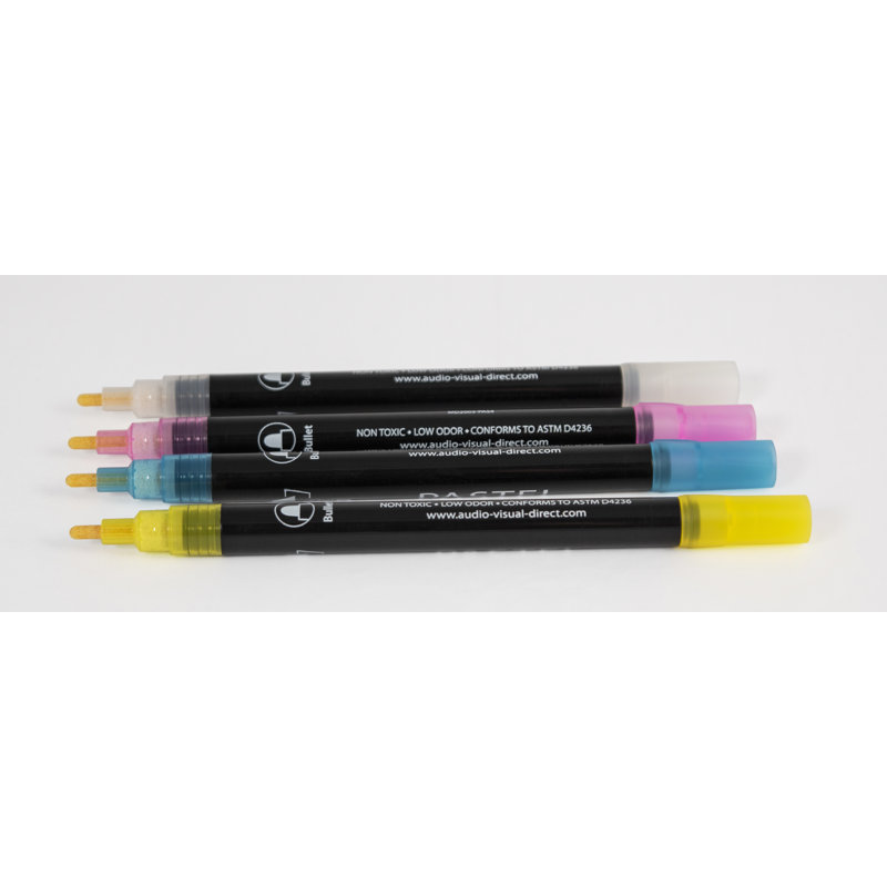 Black Bullet Tip Non-toxic Dry Erase Marker Set