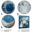 Art mural blanc et bleu cosmique-1922300815-1922300849