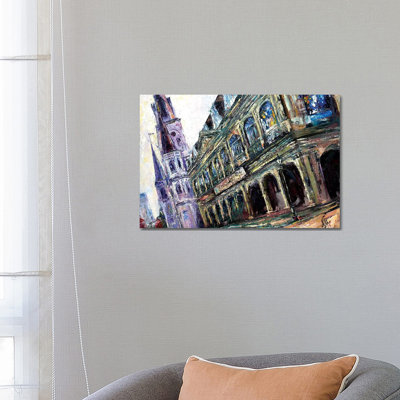 In The Heart Of The French Quarter by Natasha Mylius - Wrapped Canvas Painting