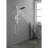 Showerspas Shower System, With 10" Rain Showerhead, 4-Function Hand Shower, Adjustable Slide Bar And Soap Dish-114230388