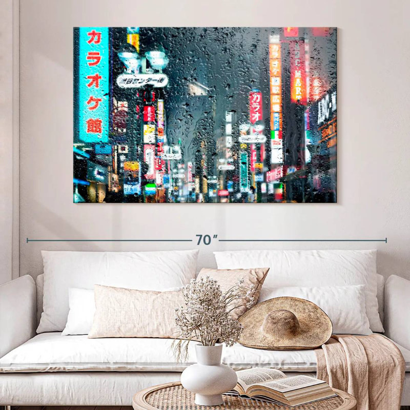Sireci Tokyo Dark Night, 34" H x 51" W