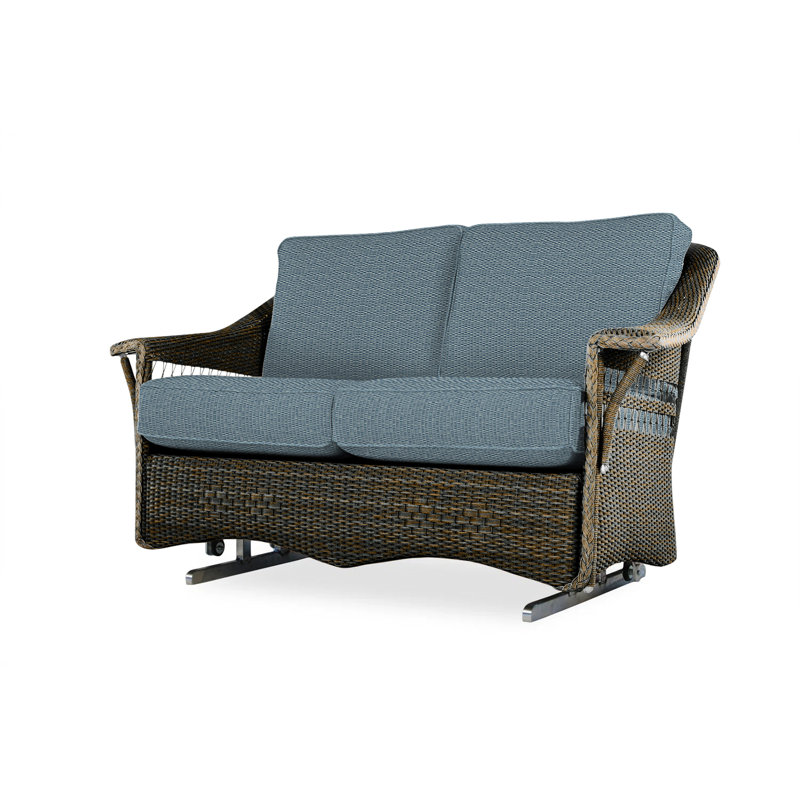 Nantucket Outdoor 2 - Seat Loveseat, Mink, Bamboo Bay Sky