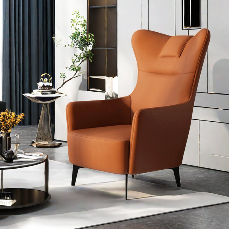 Fauteuil inclinable Skylor, Orange foncé