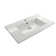 BOCCHI Ravenna 18.7'' Fireclay Rectangular Bathroom Sink with Overflow