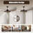 42'' Ceiling Fan with Light Kit