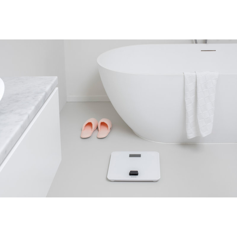Brabantia Renew Battery Free Bathroom Scale, White