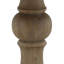 47" Mango Solid Wood Pedestal Dining Table-125308501