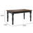 Wood Dining Table Black | Furniture Dash-636023768