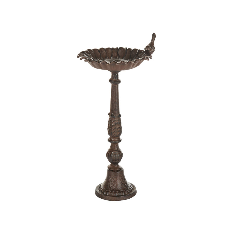 BLACKBIRD Iron Birdbath