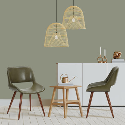 Shane Faux Leather Mid-Century Dining Chair