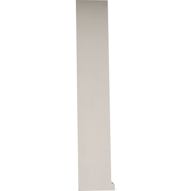 14"H x 28"W x 1 1/8" D Half Round Gable Vent Louvre, Non-Functional