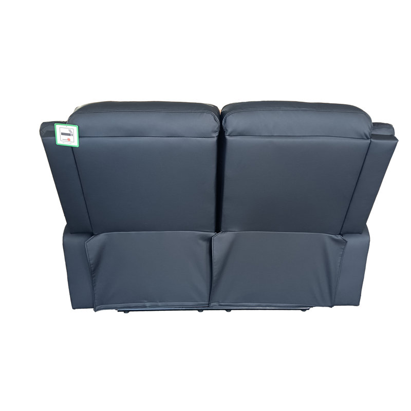 RENATA A/S Leather Recliner Recliners, 2, 103cm H x 107cm W x 53cm D