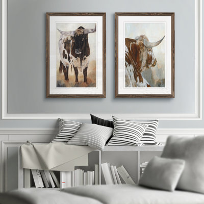« pacifique-sensation facile » par antonyme bunjamin (abe)-ensemble de 2 reproductions d’art sur cadre photo